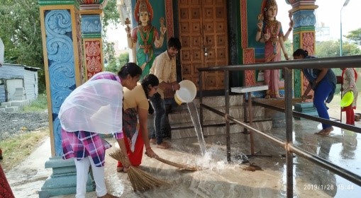 NSS - 27.01.2019 TO 02.02.2019 SPECIAL CAMP (TEMPLE CLEANING)