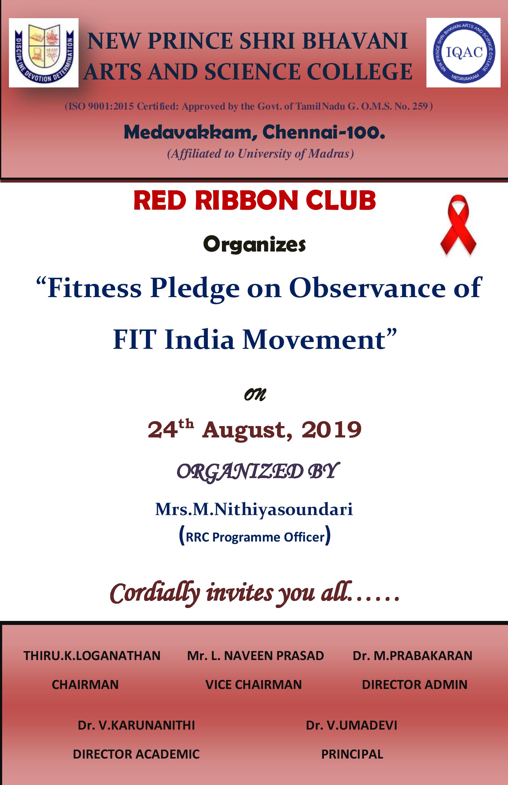 RRC Invitation Fitness Pledge 24.08.19